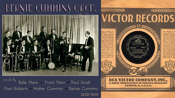 1929, Bernie Cummins Orch. Little By Little, Lucky...