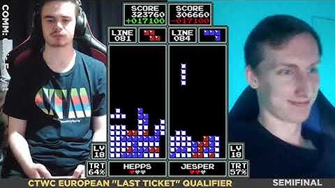 NES Tetris - Maxout in CTWC European Qualifier (156th Maxout)