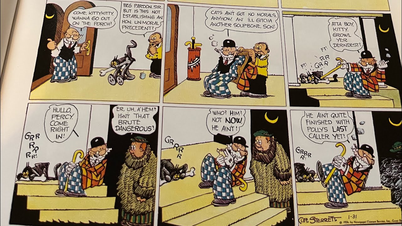 100 Years Ago in Comics ‘Polly and Her Pals’ by Cliff Sterrett January 31 1926