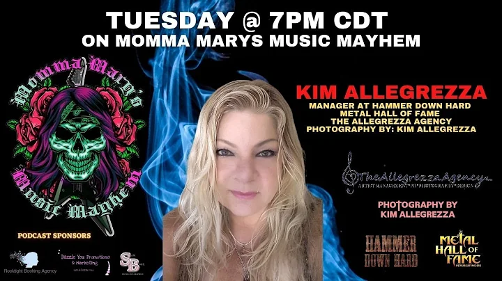 EP#72 --- Kim Allegrezza , Music Promotor, Band Ma...