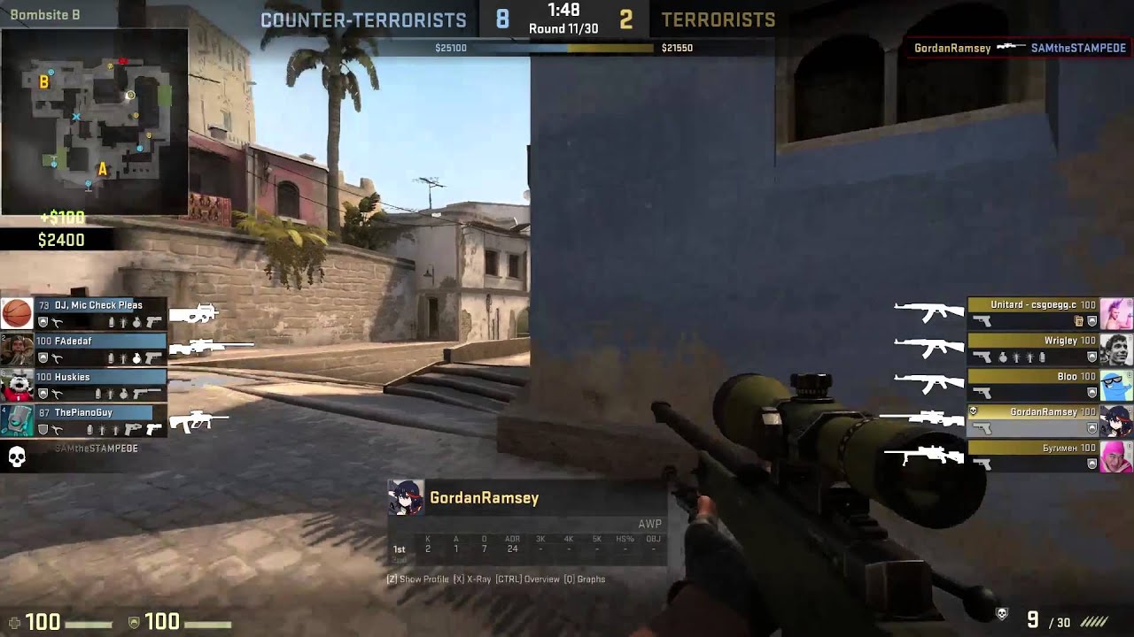 Random CS:GO Game Highlights! - YouTube