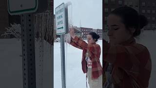 The joy of winter #satisfying #asmr #ice #snow #fypシ #oddlysatisfying
