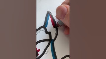 Drawing Bowser in 4 different styles pt.3 🎹✨#art #bowser #peaches #shorts #ohuhu #viral