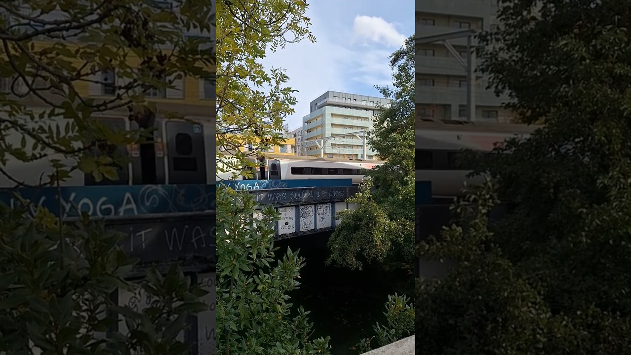 Pendolino train on Regent's Canal bridge, London. #train #trainspotting #zug #trein #railway #avanti