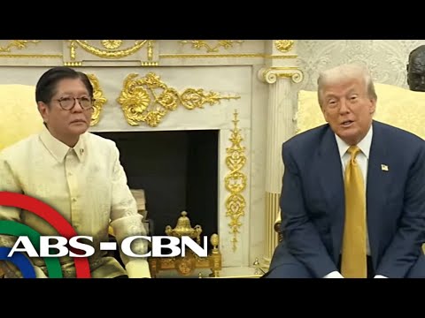 Брифинг Дональда Трампа и Фердинанда Маркоса-младшего в Овальном кабинете