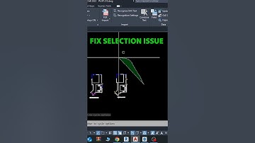 Fix Selection Issue In Autocad #autocad #autocadarchitecture #ytshortsviral @PtsCADExpert