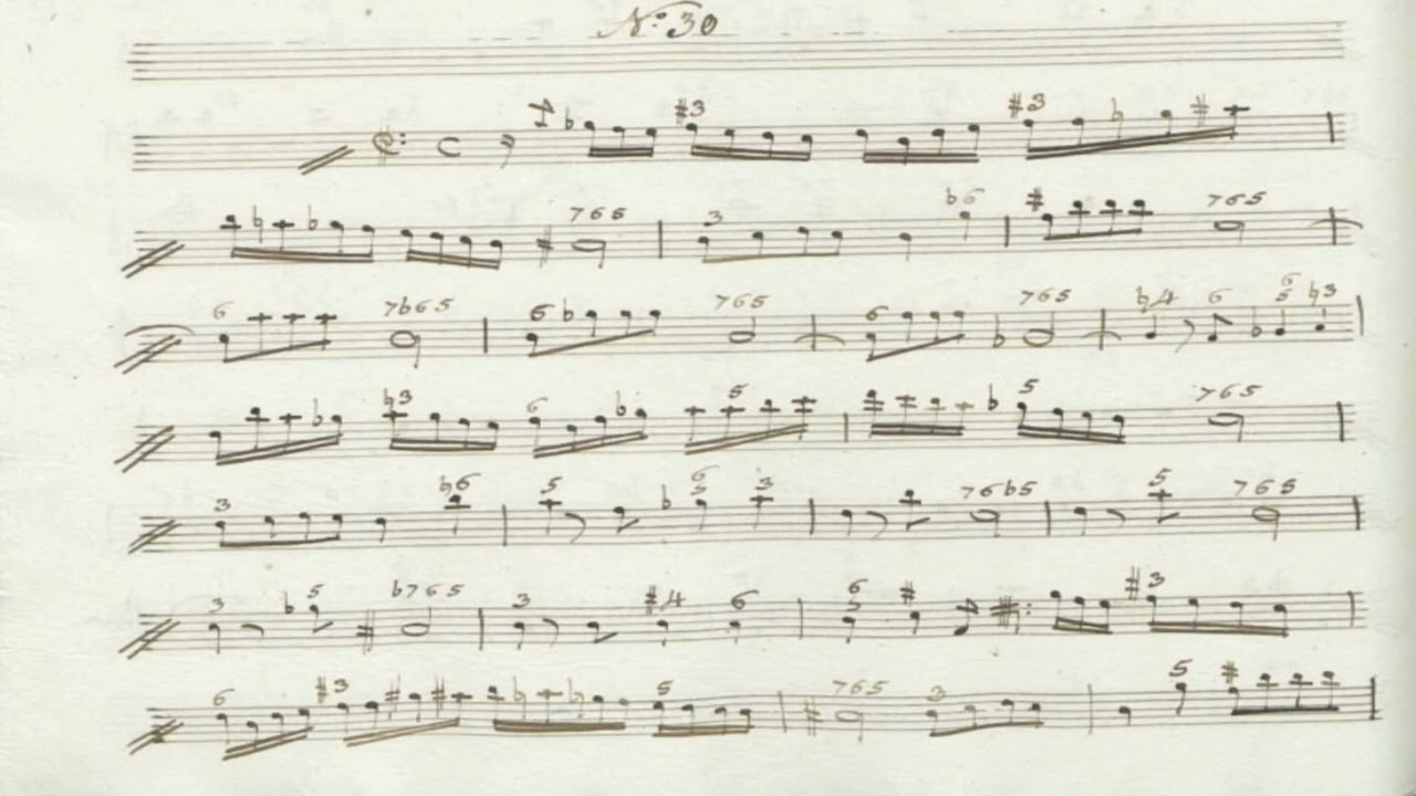 Italian partimenti for harpsichord (original manuscript+audio)- Durante, Ristori