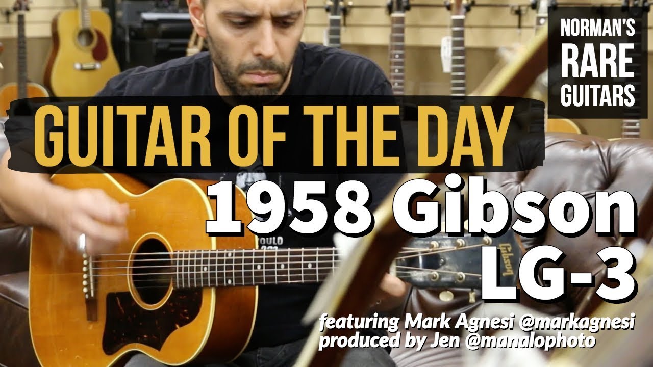 Гитара дня: Gibson LG-3 1958 года | Редкие гитары Нормана