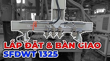 Máy Chạm Khắc CNC 4 Đầu Khắc Siêu Chuẩn SFDWT 1325 | Máy Khắc Gỗ CNC | Quốc Duy
