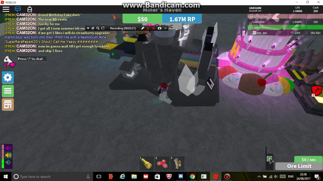 Miners Haven Grand Birthday Cake review!!! YouTube