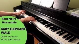 [Piano] Baby elephant walk (Henry Mancini)_BO "Hatari !" | 7 mois de piano