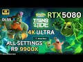 SpongeBob Titans of the Tide 4K ULTRA | RTX 5080 + Ryzen 9900X Gameplay Benchmark