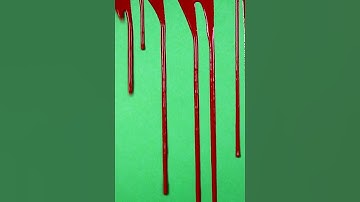 Dripping Blood Green Screen HD #2