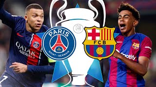 BARCELONA DRAW PSG IN THE CHAMPIONS LEAGUE QUARTERFINALS!