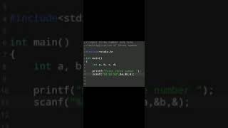 #53 | How to Code | Basic C language Program | Programming Exercise54 #shorts #coding