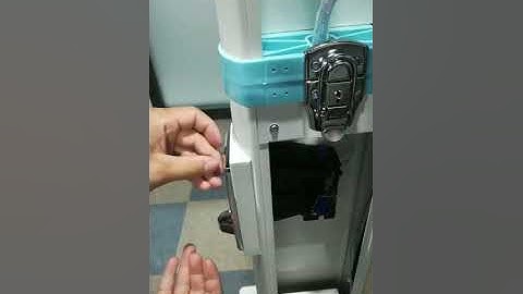 Height and weight scale accessories: coin acceptor setting video