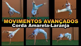 Movimentos e Golpes Avançados da capoeira (Ataques / Esquivas /contra ataques) corda Amarela-Laranja