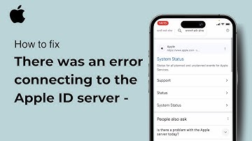 There was an error connecting to the Apple ID server - Fix ( iOS ) 2024