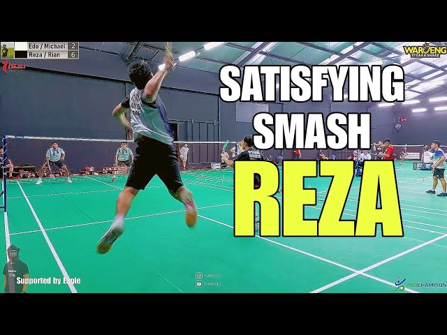 PUAS Banget Lihat Jump Smash REZA dari Dekat Gini❗SATISFYING Smash class=