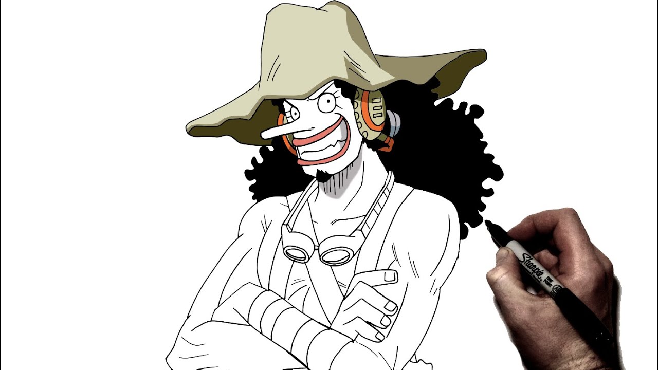 usopp one piece drawings