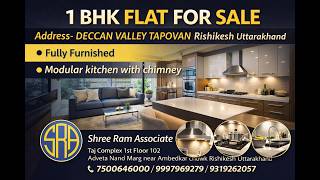 🏡 1 BHK Fully Furnished Flat for Sale in Tapovan Rishikesh #rishikeshproperty #tapovan