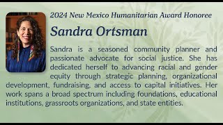2024 New Mexico Humanitarian Awards Honoree: Sandra Ortsman