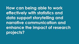 Dr James Abdey Q&A: How can statistical literacy support and enhance impact