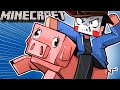 TURNING ALL THE MOBS INTO BIKES????.... ON MINECRAFT! - (Animal Bike Mod) Ep. 21!