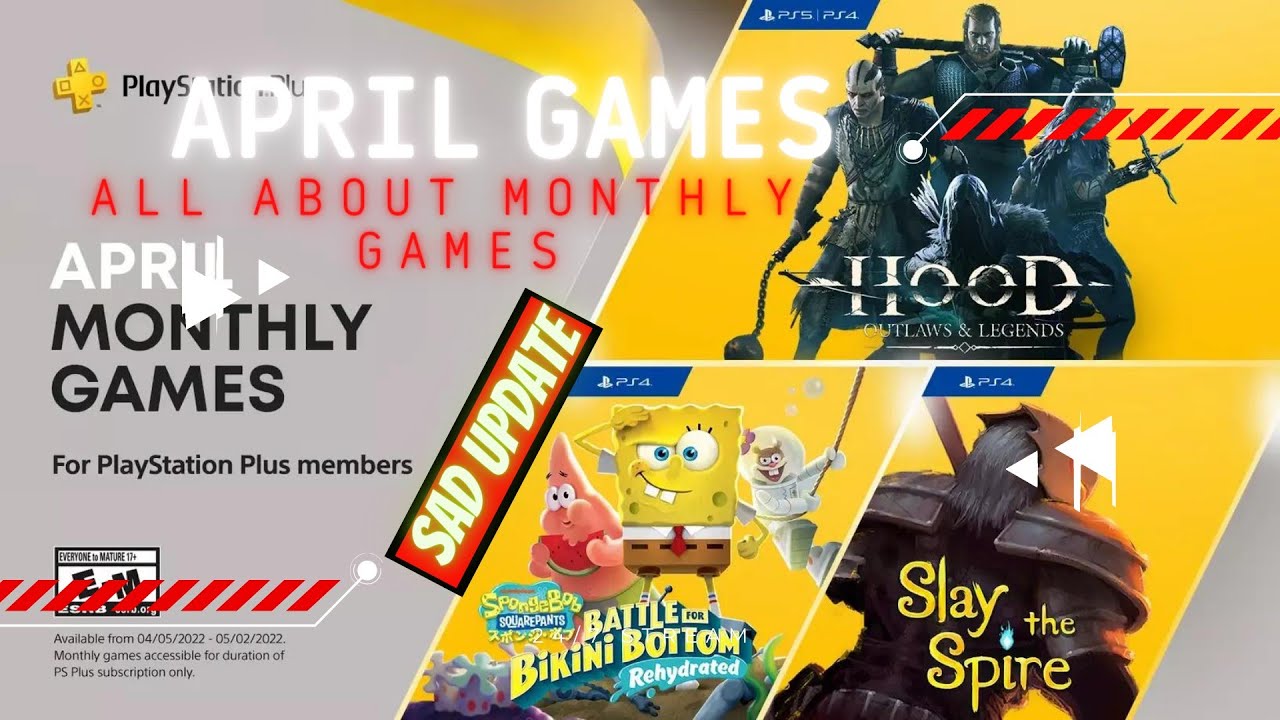 PS PLUS MONTHLY GAMES FOR APRIL PS PLUS FREE GAMES APRIL GAMES PS