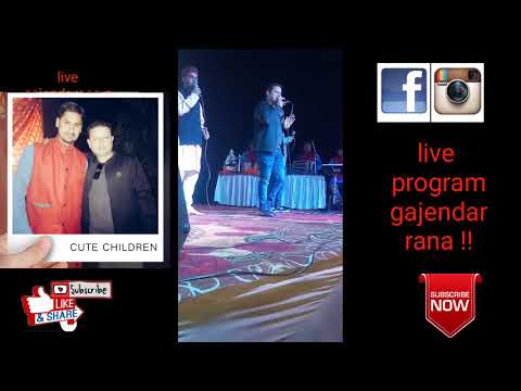 Live Program With Gajendar Rana G Ghadwali Song Lal Chari Malumati Tabla By Vikash Maithani