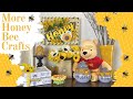 More Honey Bee Crafts! Vintage Disney Store Honey Pot Dupes/ Sunday Funday/ Another DIY BEE Sticker