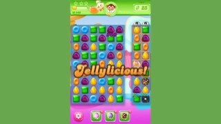 Candy Crush Jelly Level 157  -  no boosters