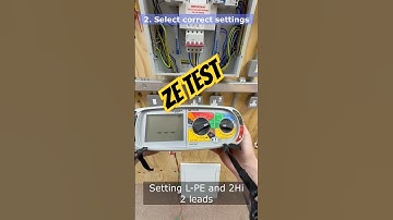 External Earth Fault Loop Impedance test (Ze) #2391 #electrician #am2 #megger #inspectionandtesting