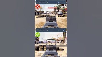 Best Aim Setting Sync ADS FOV ON VS OFF in COD MOBILE #shorts #trending #codm