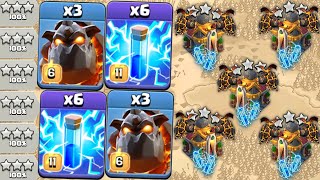 BEST TH16 Lavaloon Lightning Strike! OverPowering Th16 with Dominating Lalo Zap Attacks - Coc 2024