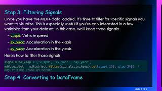 How to Convert MDF4 to Dataframe, Plot It, and Save as an Image