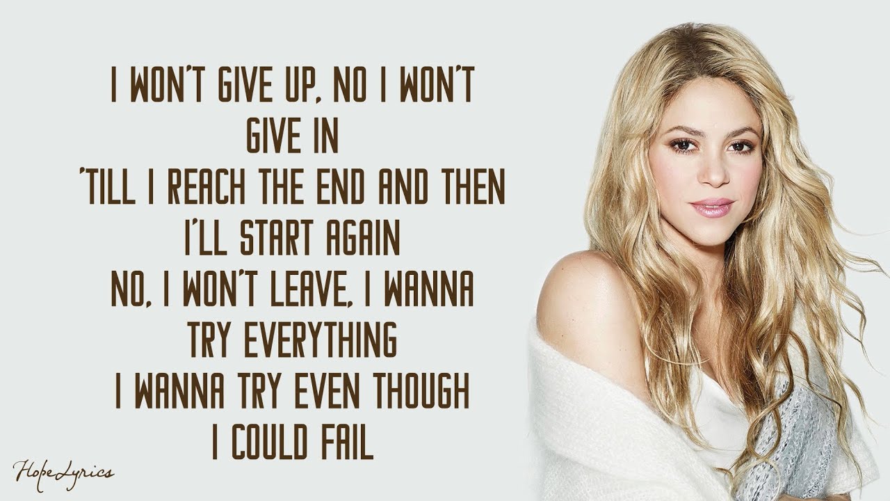 Shakira - Try Everything (Lyrics) 🎵