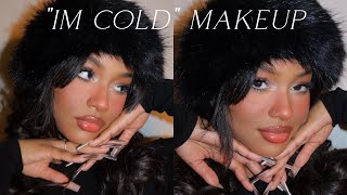 Natural Holiday/Winter Makeup Tutorial for Beginners | &quot;I&#39;m Cold&quot; Makeup