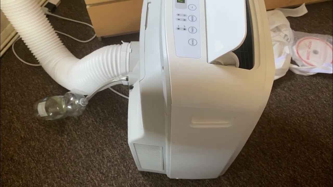 LOGIK LAC10C22 Portable Air Conditioner / AC how to set up in the