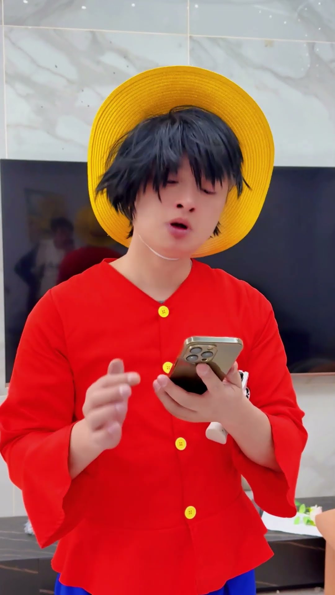 怎么拍照后面有个坏路飞#海贼王#路飞