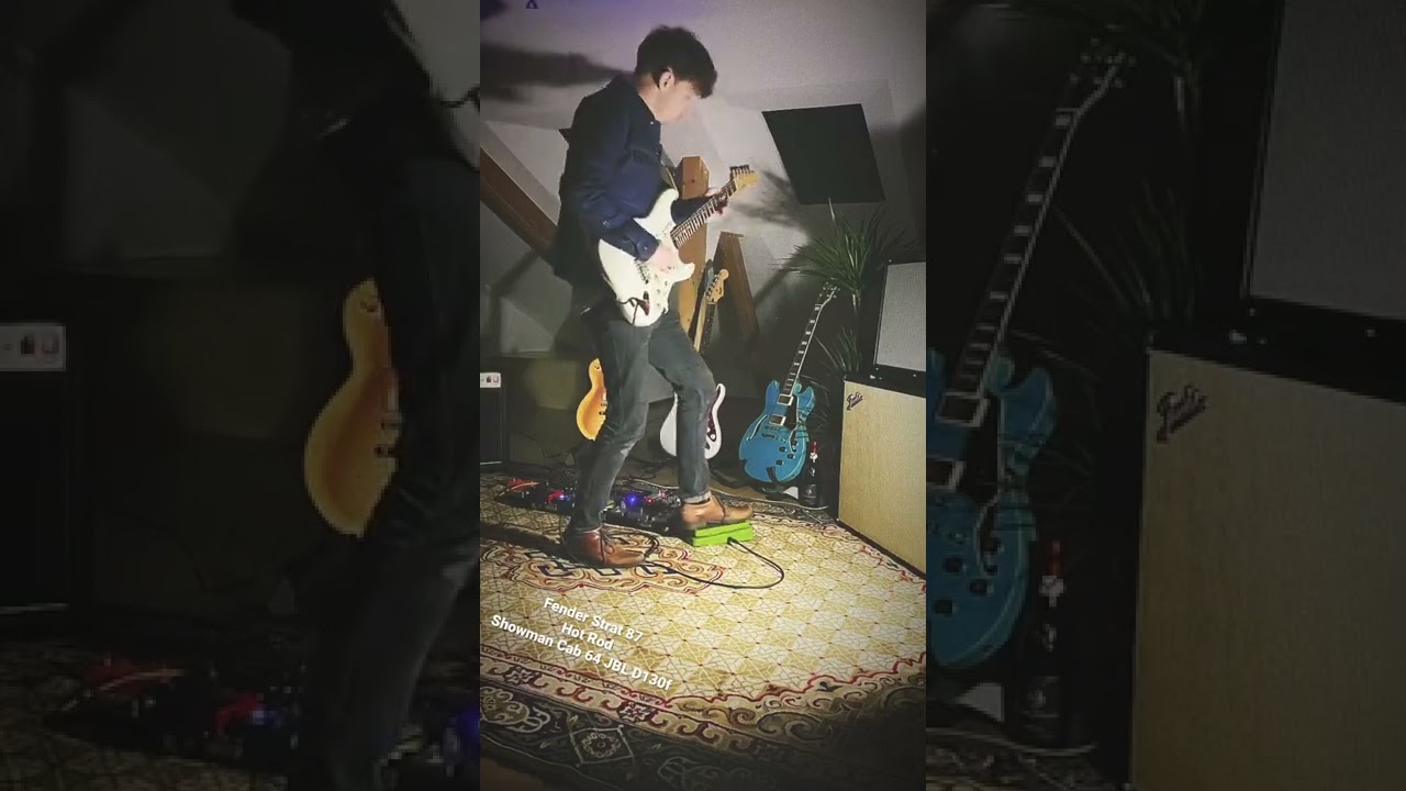 FENDER STRAT      SHOWMAN CAB 64 JBL D130F HENDRIX LICKS FUZZ &WAHWAH 🎸