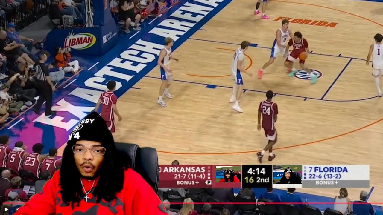 GOOD GOD!!! #7 Florida vs #20 Arkansas  College Basketball (reaction)