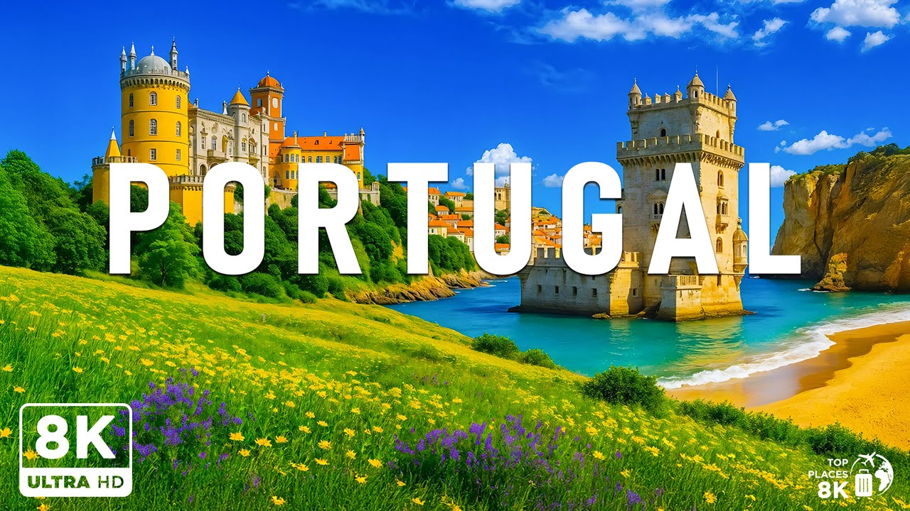 Португалия 8K UHD – Страна открытий: величественные побережья, исторические города