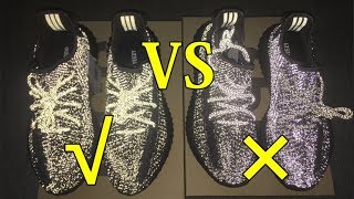 REAL vs FAKE || Yeezy 350 V2 Black Reflective Comparison Review GOD & G5