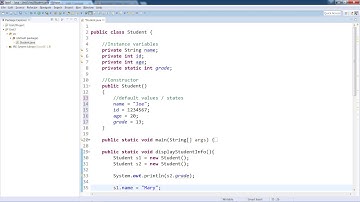 Java Programming 1 - Class, Objects, Methods, Part 2