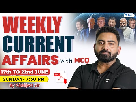 Weekly Current Affairs