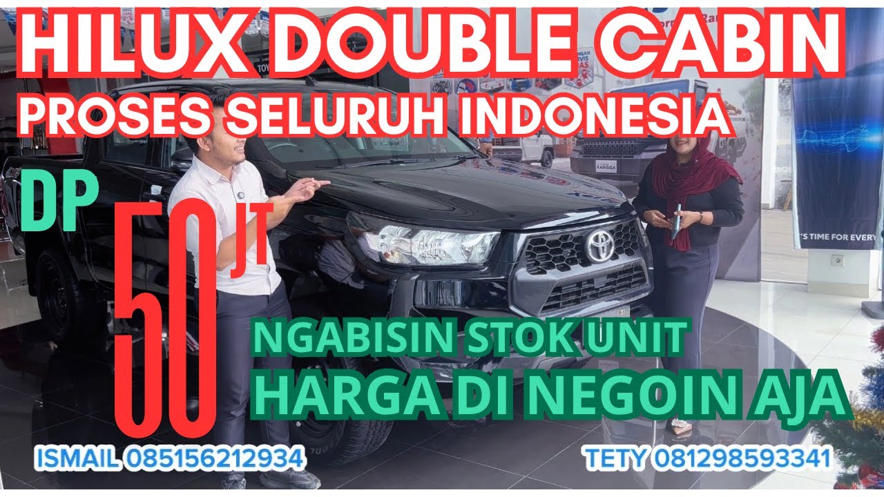 NGABISIN STOK UNIT | Hilux Double Cabin DP 50 JT‼️ Proses Seluruh Indonesia | Harga Bisa Nego!