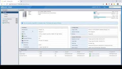 VMWare vSphere 6.7 - How to install and configure VMWare ESXi 6.7