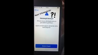 İPHONE FORMAT SONRASI ETKİNLEŞTİRİLMEDİ HATASI!!!