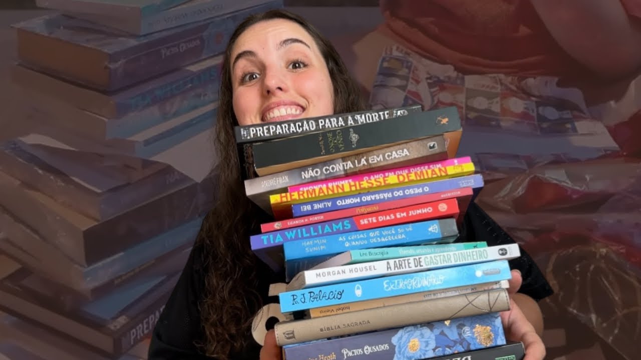 GANHEI 25 LIVROS DE ANIVERSÁRIO DE 25 ANOS!!!